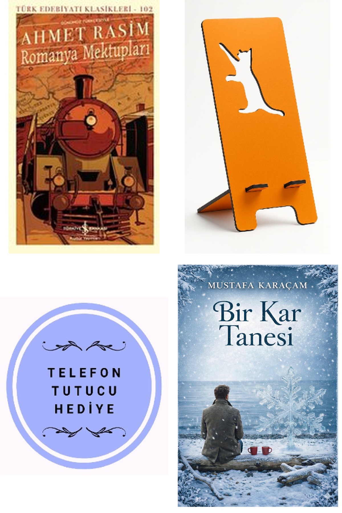 Günümüz Türkçesiyle Romanya Mektupları - Türk E... + Telefon Tutucu + Bir Kar Tanesi