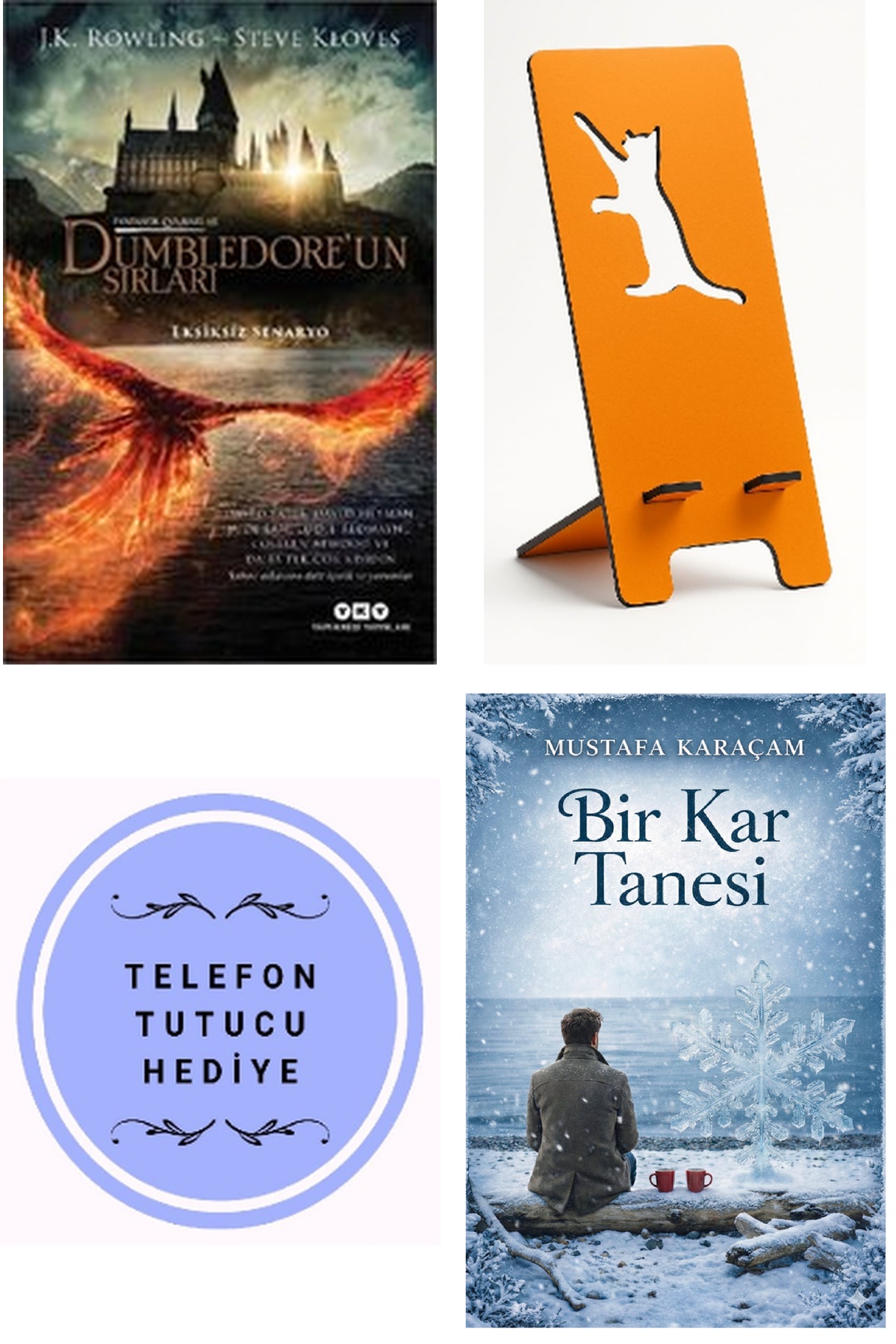 Fantastik Canavarlar - Dumbledore'un Sırları (E... + Telefon Tutucu + Bir Kar Tanesi