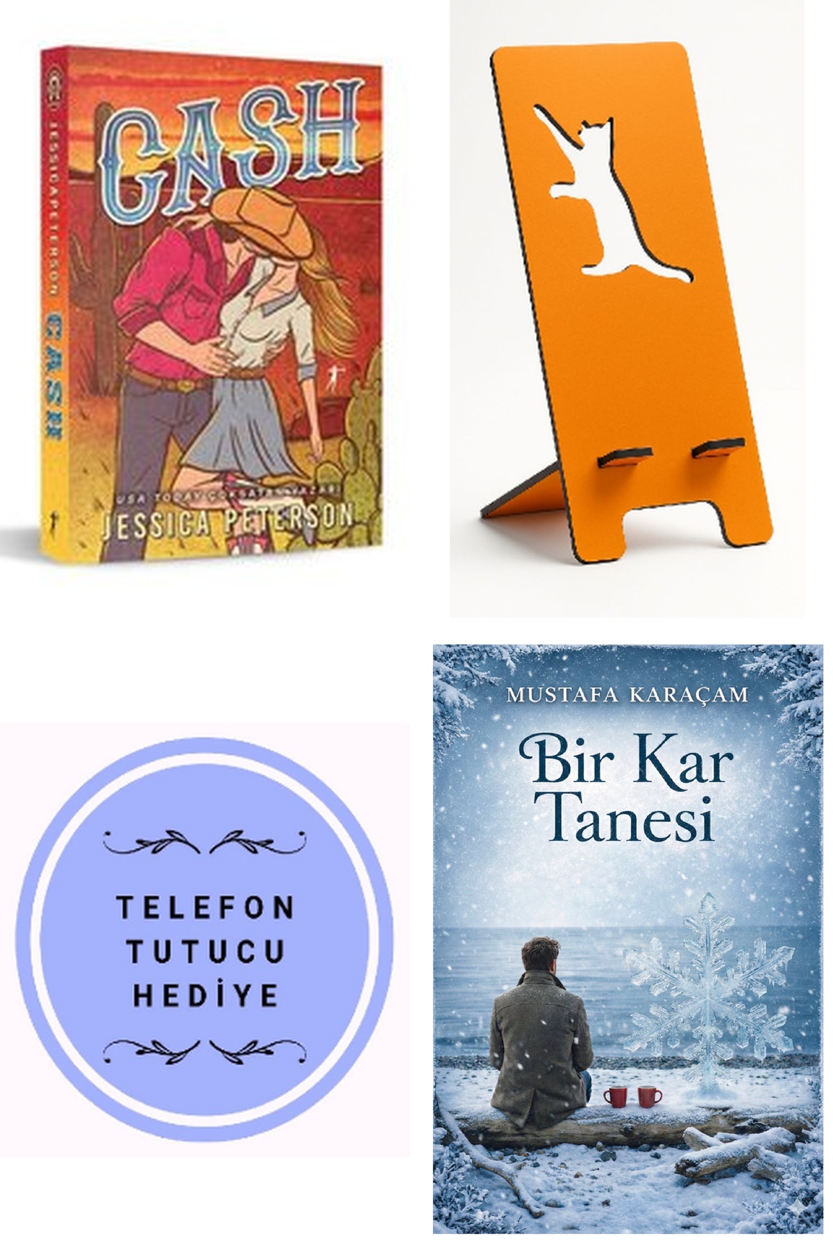 Cash + Telefon Tutucu + Bir Kar Tanesi