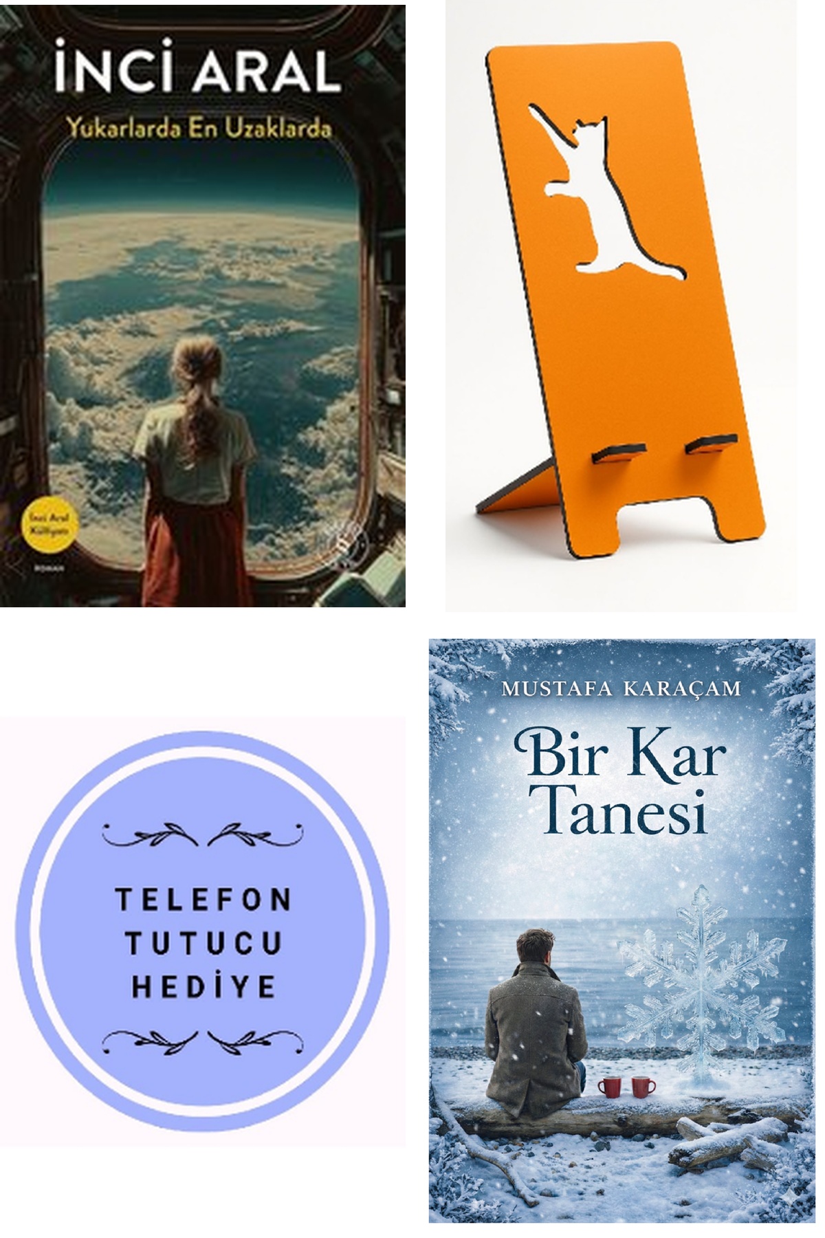 Yukarlarda En Uzaklarda + Telefon Tutucu + Bir Kar Tanesi